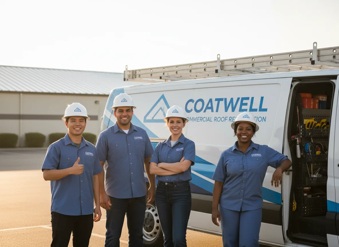 Commercial roof coating company in Manville, RI